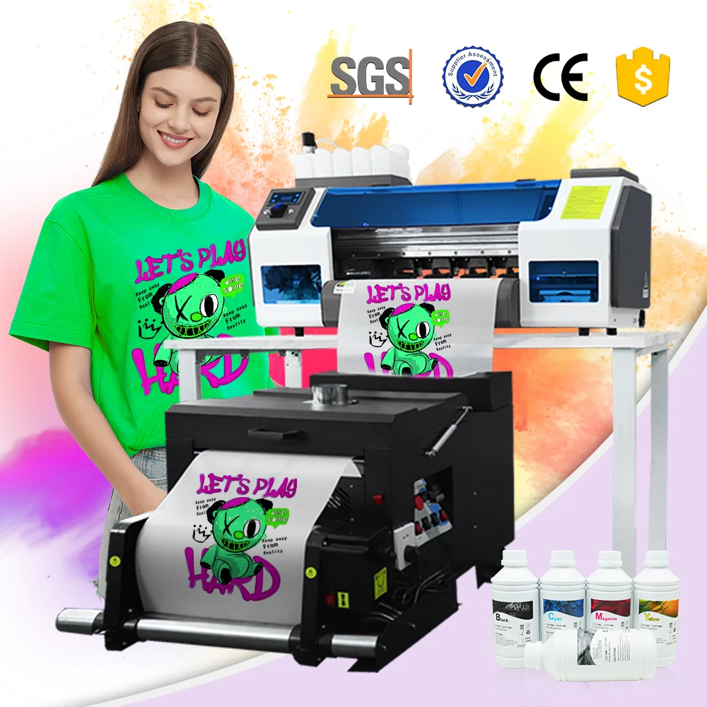 COLORSUN A3 13-дюймовый принтер XP600 DTF цифровой dtf печатная машина 30 см с двойной головкой шейкером