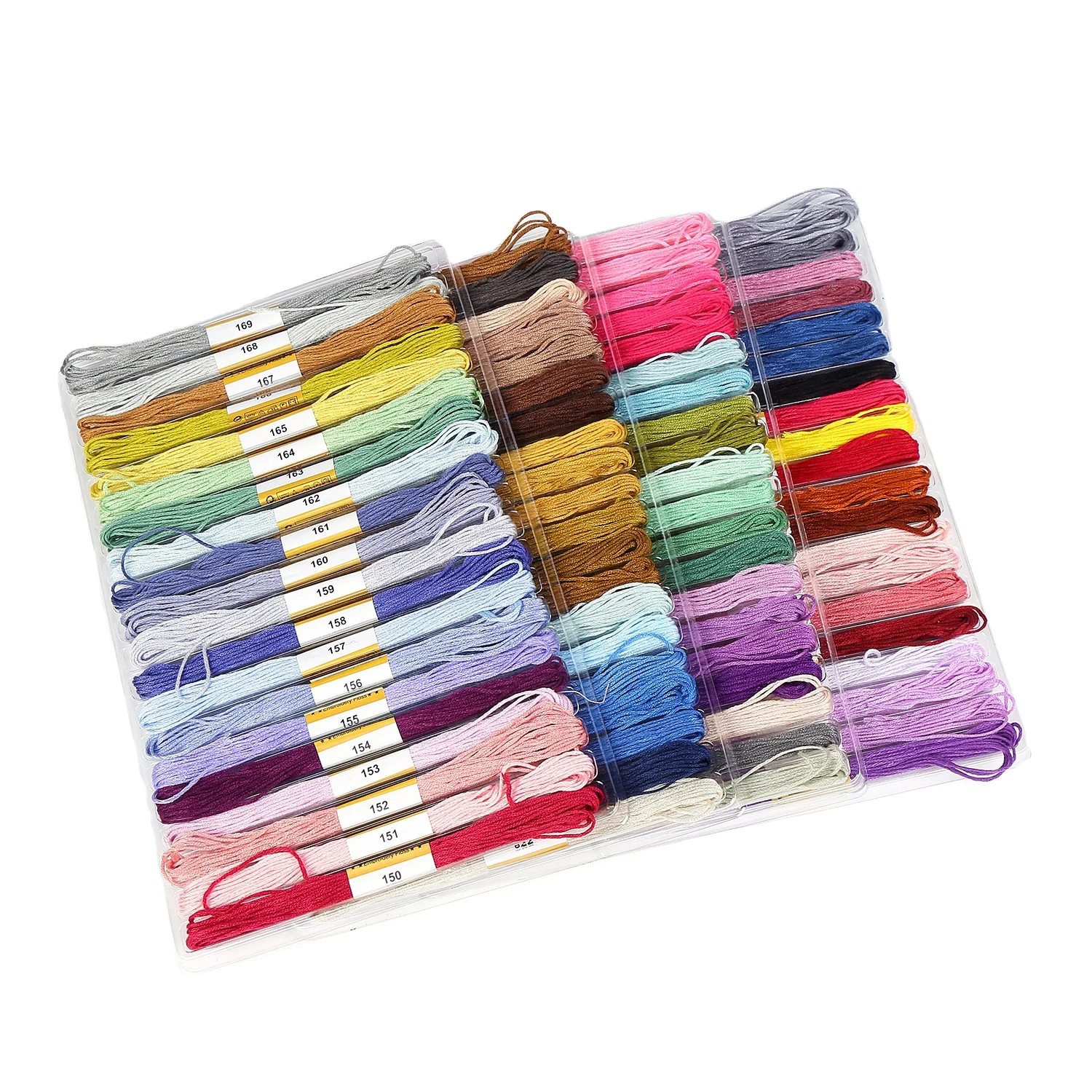 wholesale DIY Colorful Cotton Embroidery Thread Floss Thread Cross Stitch Thread