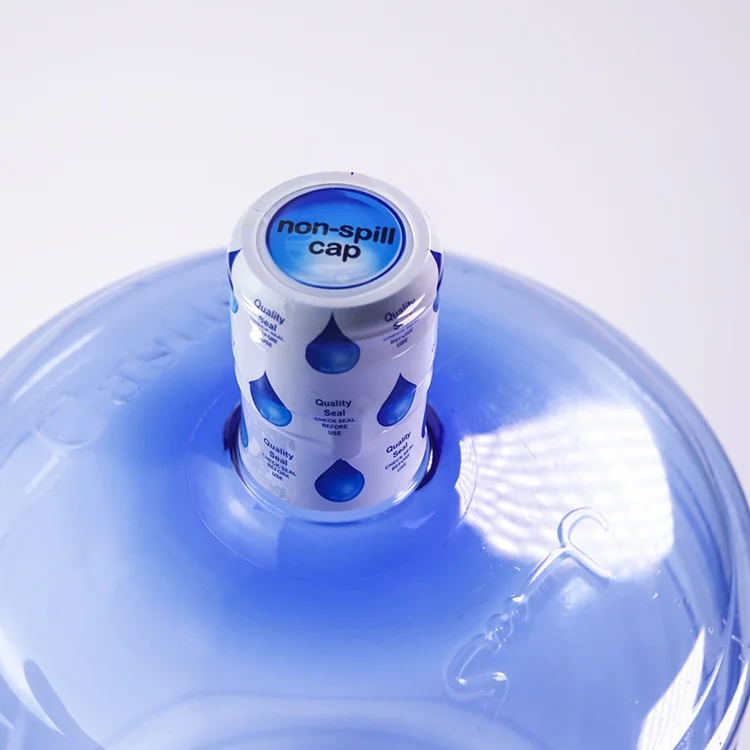 
Professional Factory Cap Seal Heat Shrink Sleeve Label Wrap For 5 Gallon Water Bottle Neck Seal 