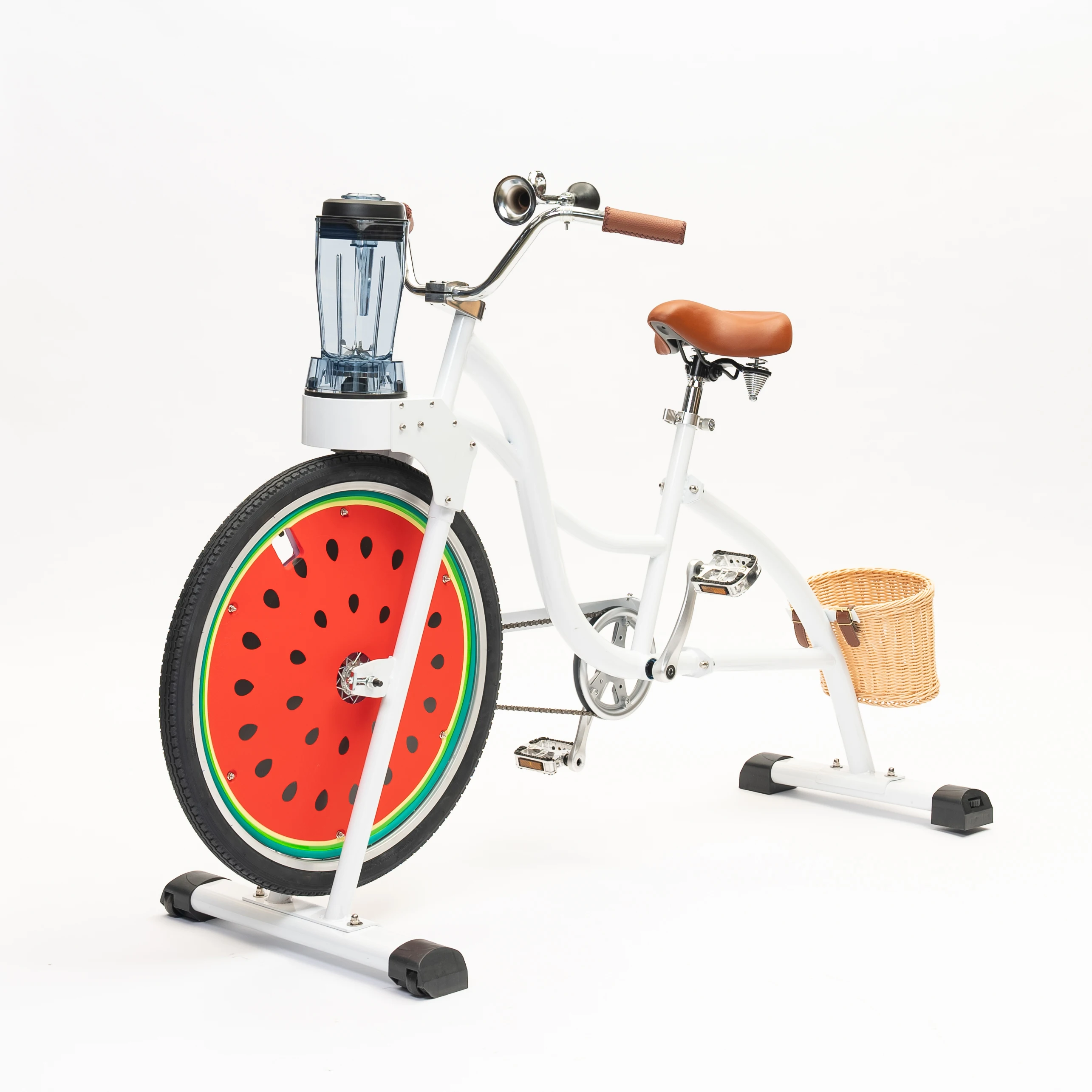 EXI Orange Juicer Bike 26-Inch Beach Cruiser Unicycle for Adults Party Smoothies Blender Machine Other Sports & Entertainment