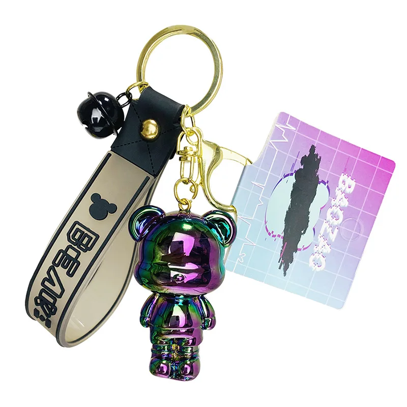 Genuine original creative grumpy bear doll bag pendant car keychain chain