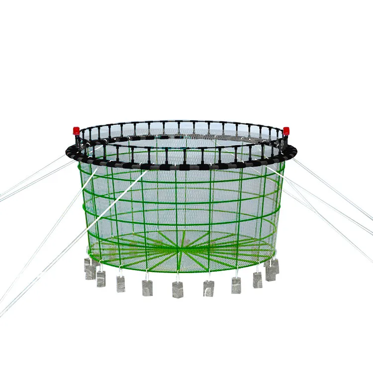 
Cost effective ocean knotless HDPE fine mesh cage culture net floating fish farming cage for sale 