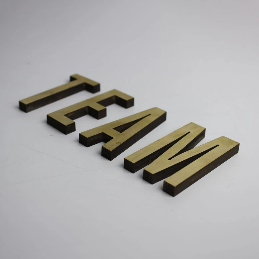 Customized Stainless Outdoor Signage 3D Metal Company Logo 3D Metal Wall Sign