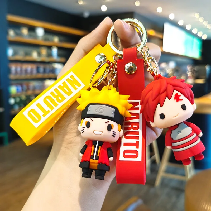 10 цветов высококачественный милый аниме ниндзя Узумаки Учиха сасуке Итачи Акацуки мини-брелок из ПВХ