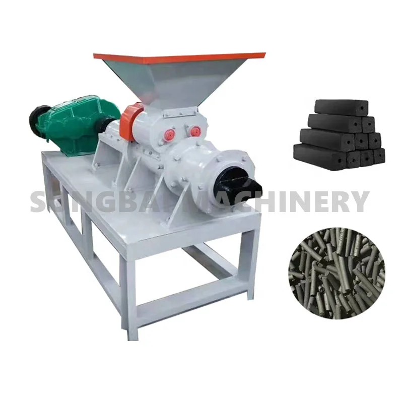 Energy Conservation Biomass Coal Charcoal Briquette Extruder Coconut Shell Charcoal Making Machine