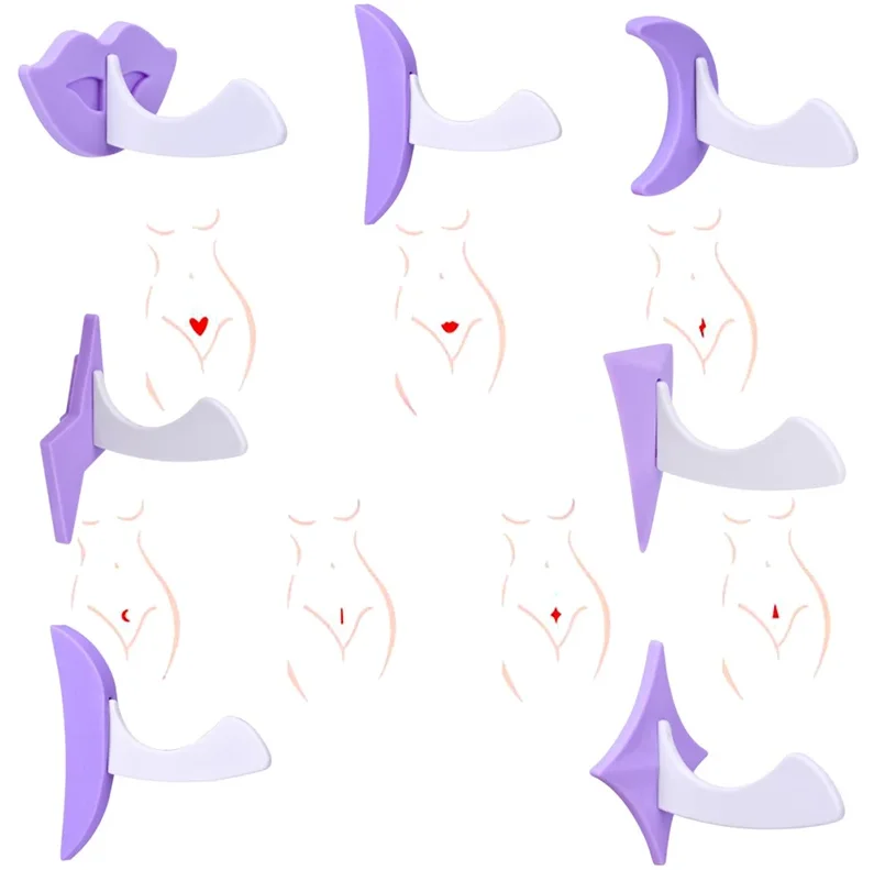 Women Bikini Dedicated Privates Shaving Stencil Female Hair Razor Sex Toys Sexy Intimate Shaping Tool Accessories