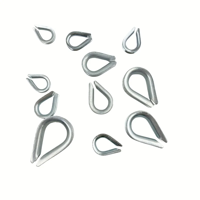 Diversity Of Models Machined Swaged Standard Carbon Steel Wire Rope Thimble