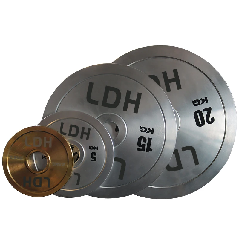 Factory wholesale gym fitness training equipment steel weight plates