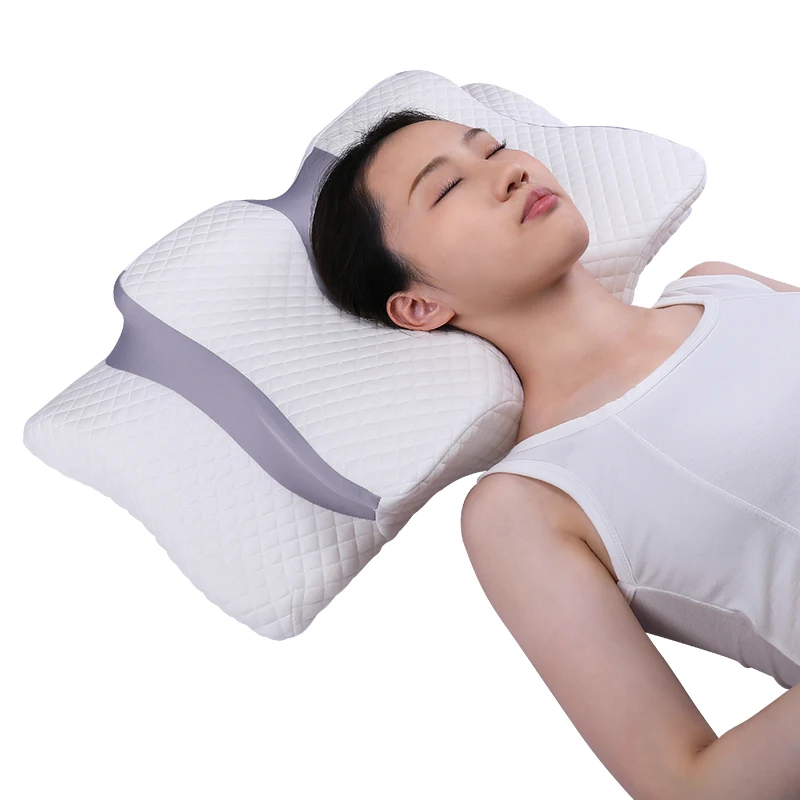 New Designed 3D Zero-Pressure Butterfly Pillow for multiple sleeping positions