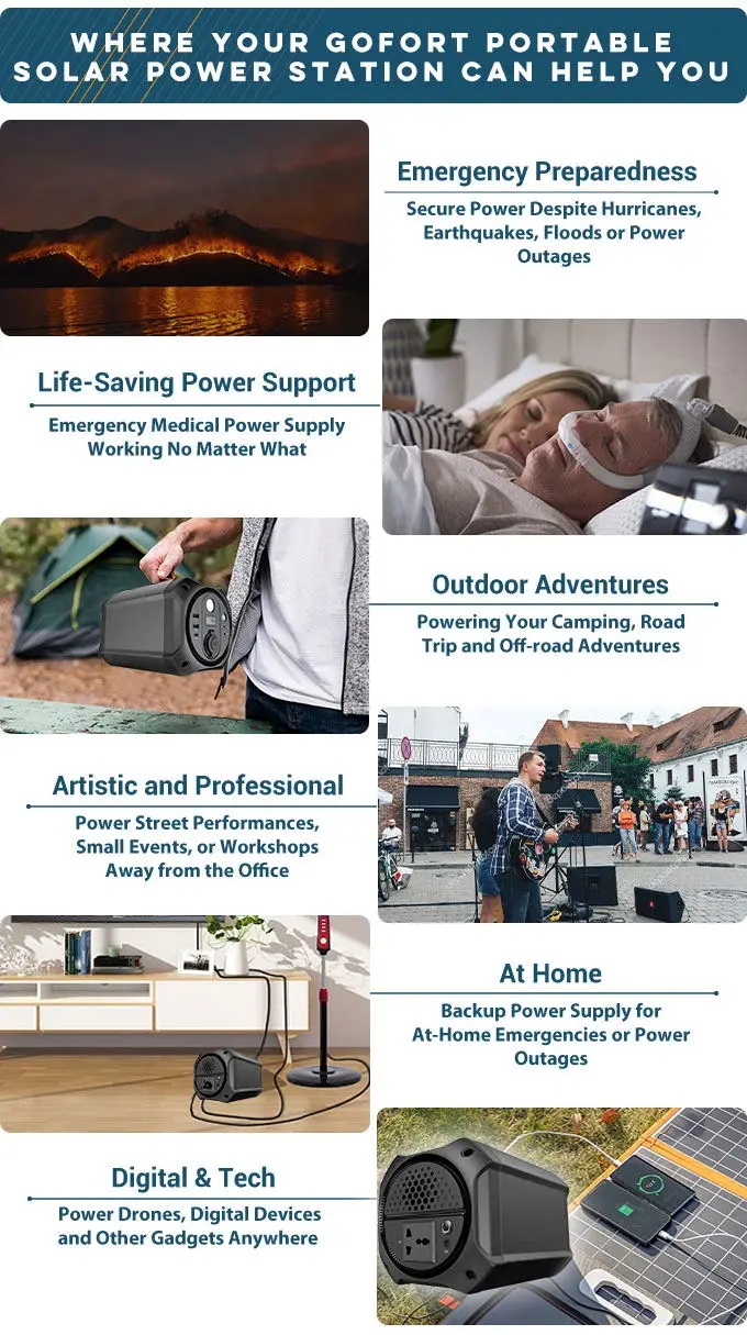 500wh Ups Energy Storage Power Supply Outdoor Portable Solar Power Generator