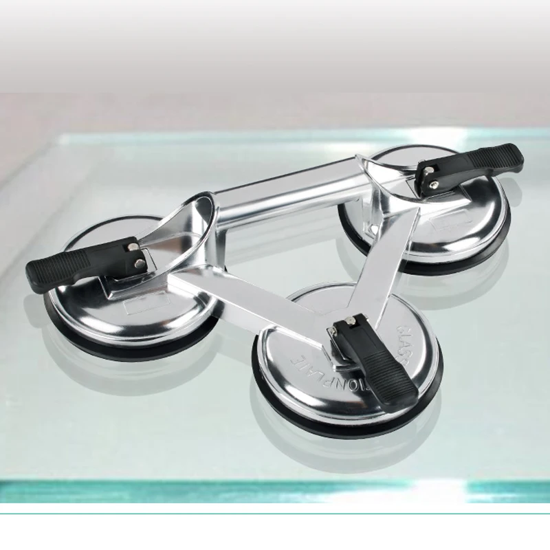 Aluminum Heavy Duty Triple Suction Cups Glass Vacuum Lifter Ceramic Tile other hand tools