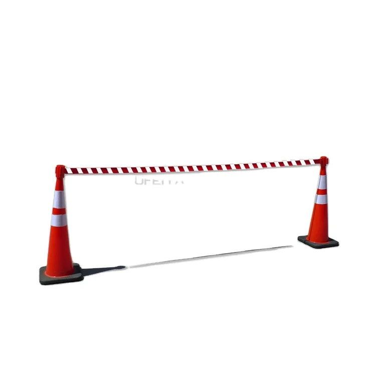 Road Cone Connecting Rod Emergency Retractable Traffic Cone Hazard Warning Tape Barrier