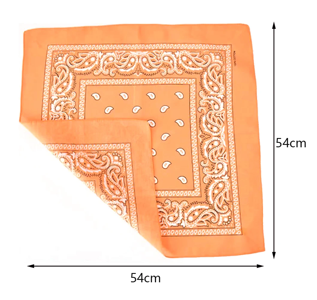2025 New Creative Design Custom 100% Cotton Flower Design Japanese Printed Bandana For Men