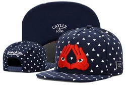 High quality popular  New style cayler design sons cap flat brim hip hop hat