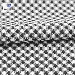 Customizable Nylon Polyester Spandex Garment Dresses Cloths Single Dyed Warp Knitted Fabric En Tissu Kain Skirt CN