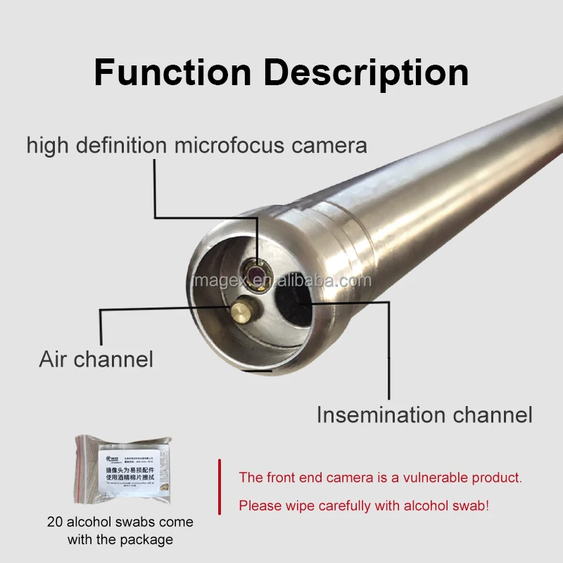 Visual Livestock Insemination Gun with HD Camera for Sheep and Goats