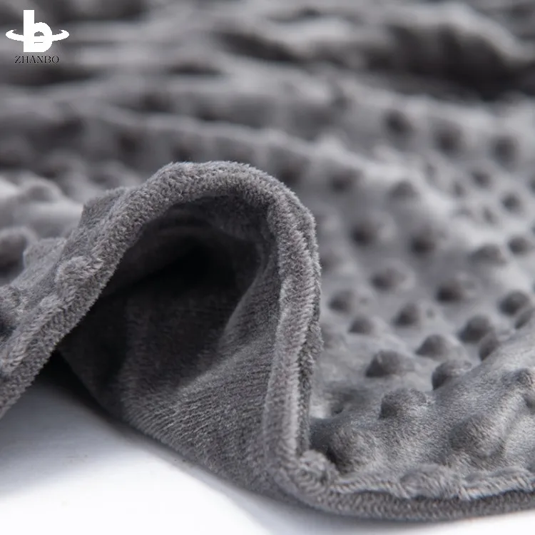
Luxury Weighted Blanket Removable Minky Cover 