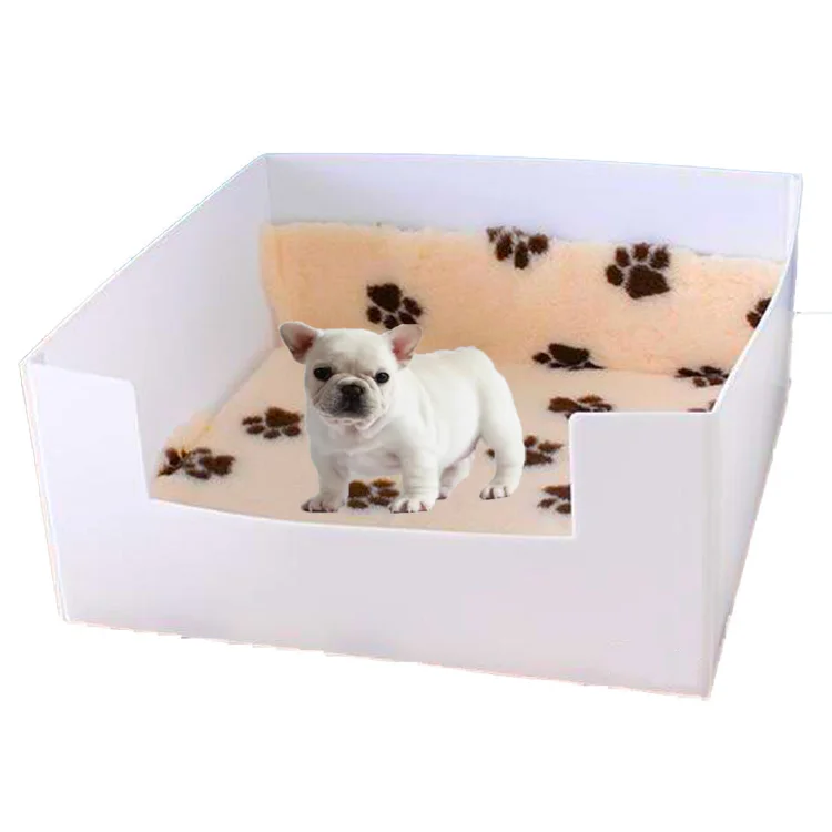 Durable Washable Coroplast Plastic Pan Drawer Pet Tray Insulated Dog Cat House