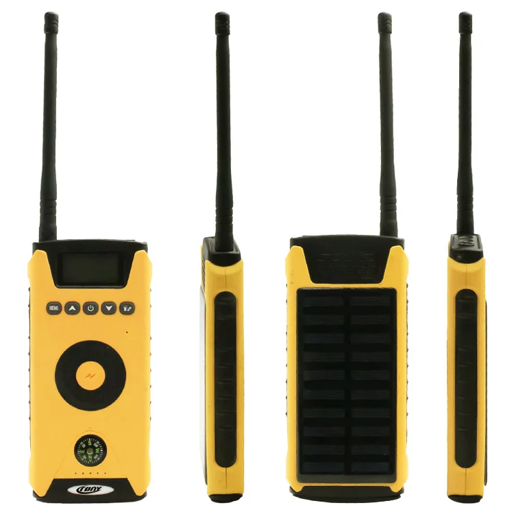 Camping Hiking Long Distance Two Way Radios Emergency Powerbank Equipment Walkie Talkie