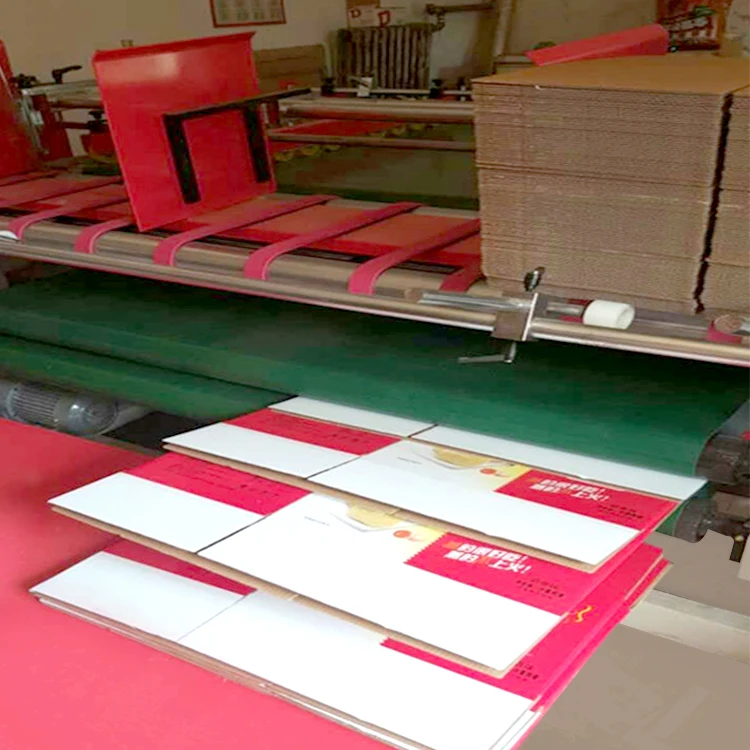 Corrugated Sheet Pasting Machine/press Type Small Carton Box Semi Auto Folder Gluer