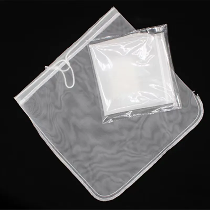 80um 100um 200um nut milk bag fine mesh nylon filter strainer bag