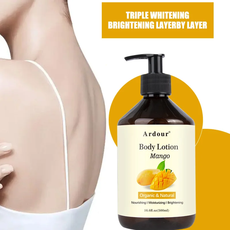 Ready To Ship Refresh Fruit Body Care Lotion Skin Care Hydrating Mango Body Cream Butter Lightening Whitening Moisturizing