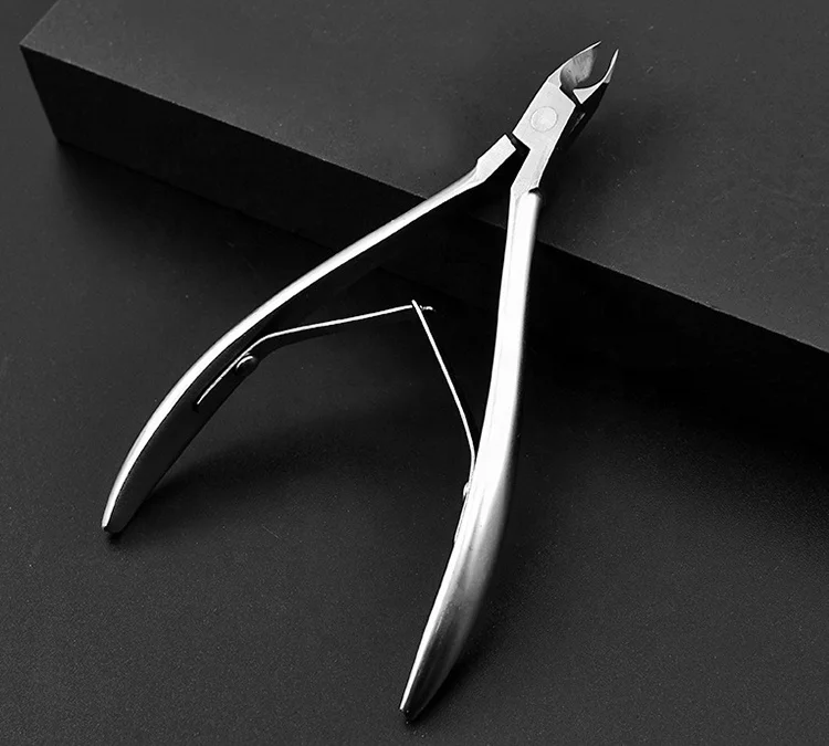 New Double Spring 6mm Jaw 16 Wholesale Professional 4Cr13 Stainless Steel Manicure Cutical Clipper Cutter Nail Cuticle Nipper
