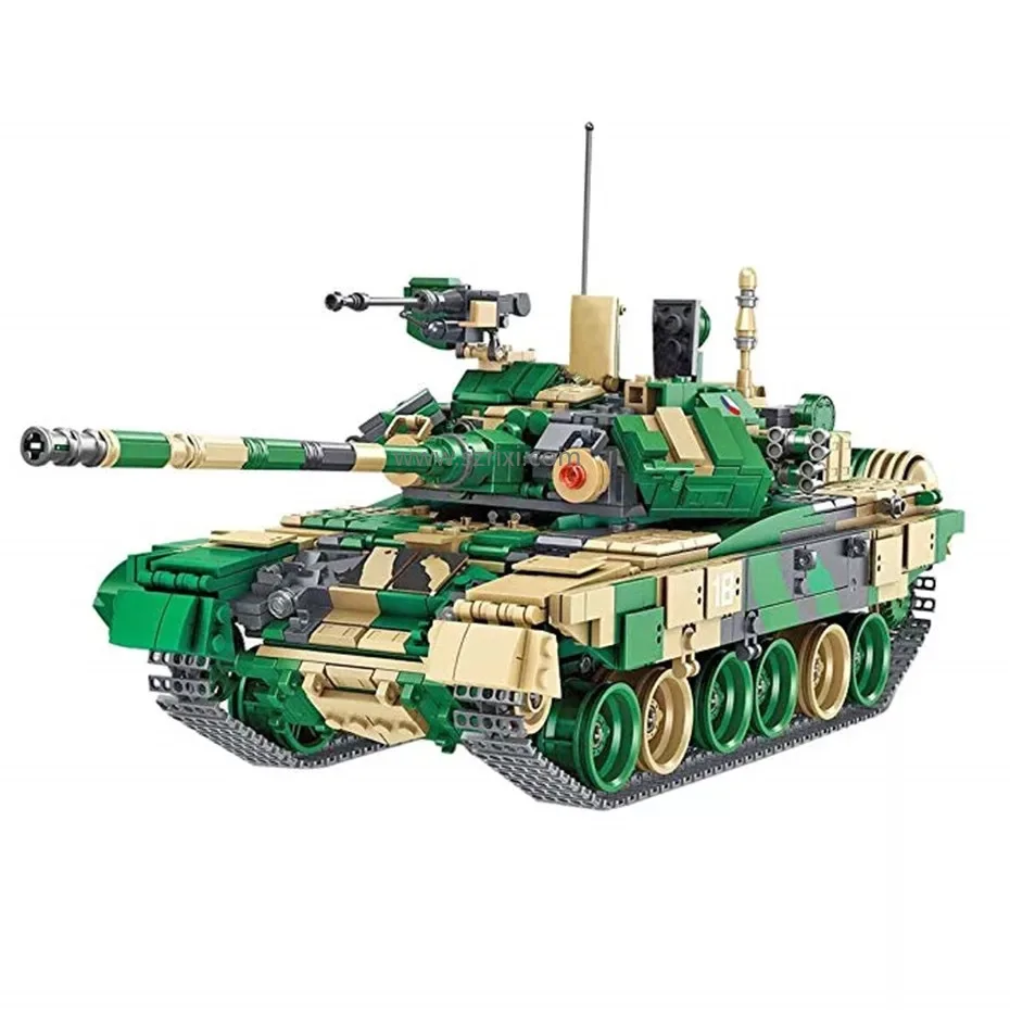 Panlos 632005 военный русский T-90 основной боевой танк конструктор «Сделай сам» солдат оружие наборы строительных блоков