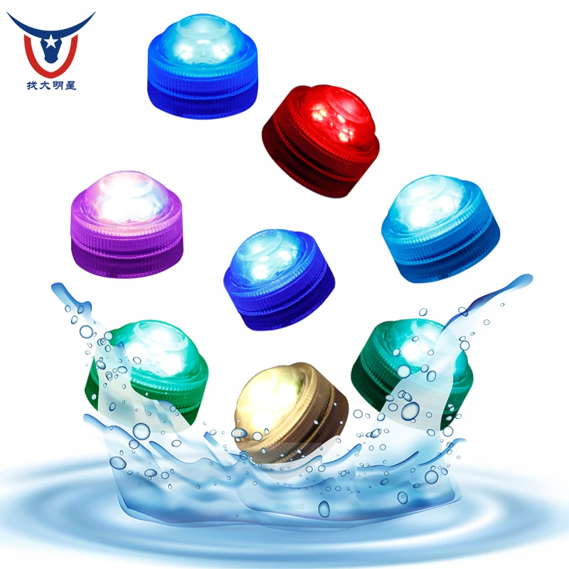 Ip68 Waterproof Led Swimming Pool Light Rgb Led Colorful Underwater Lighting Pond Submersible Lamp For Wedding Party Celebration