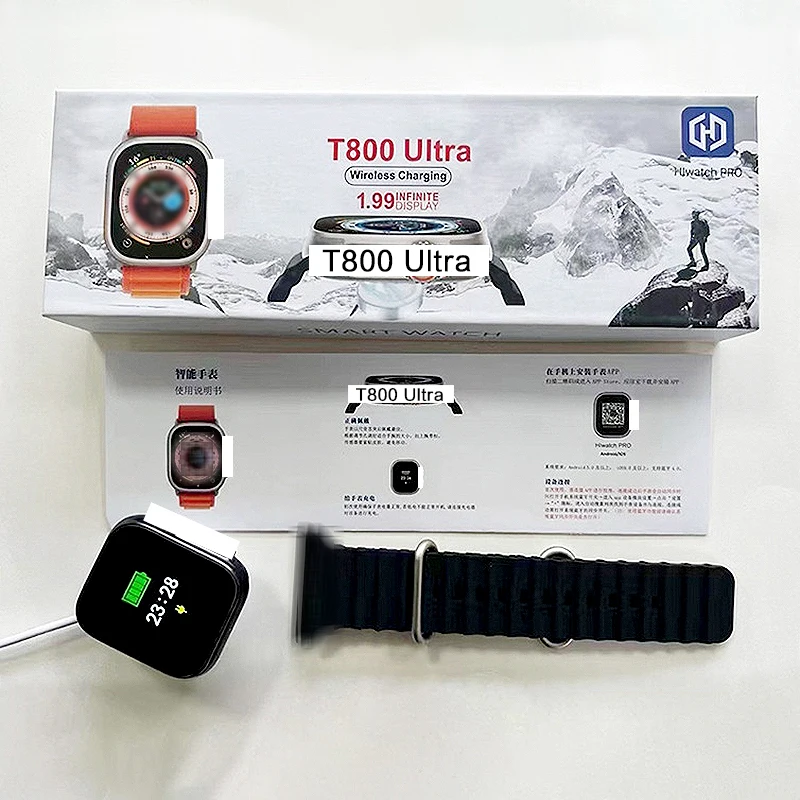 T800 smartwatch ultras t900 n8 x8 dt8 mt8 gs8 hw8 h10 x8 zd8 z8 w68 hw dt gs 8 pro max plus 2023 smart watch serie 8 iwo ultra