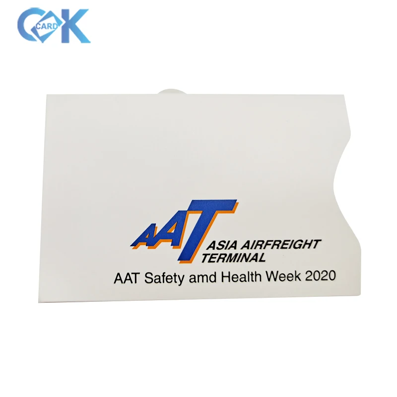 Anti-spy Anti-Reading NFC Card Protecter Sleeve RFID Blocking Card Sleeve Holder For Protecting IC Card Information