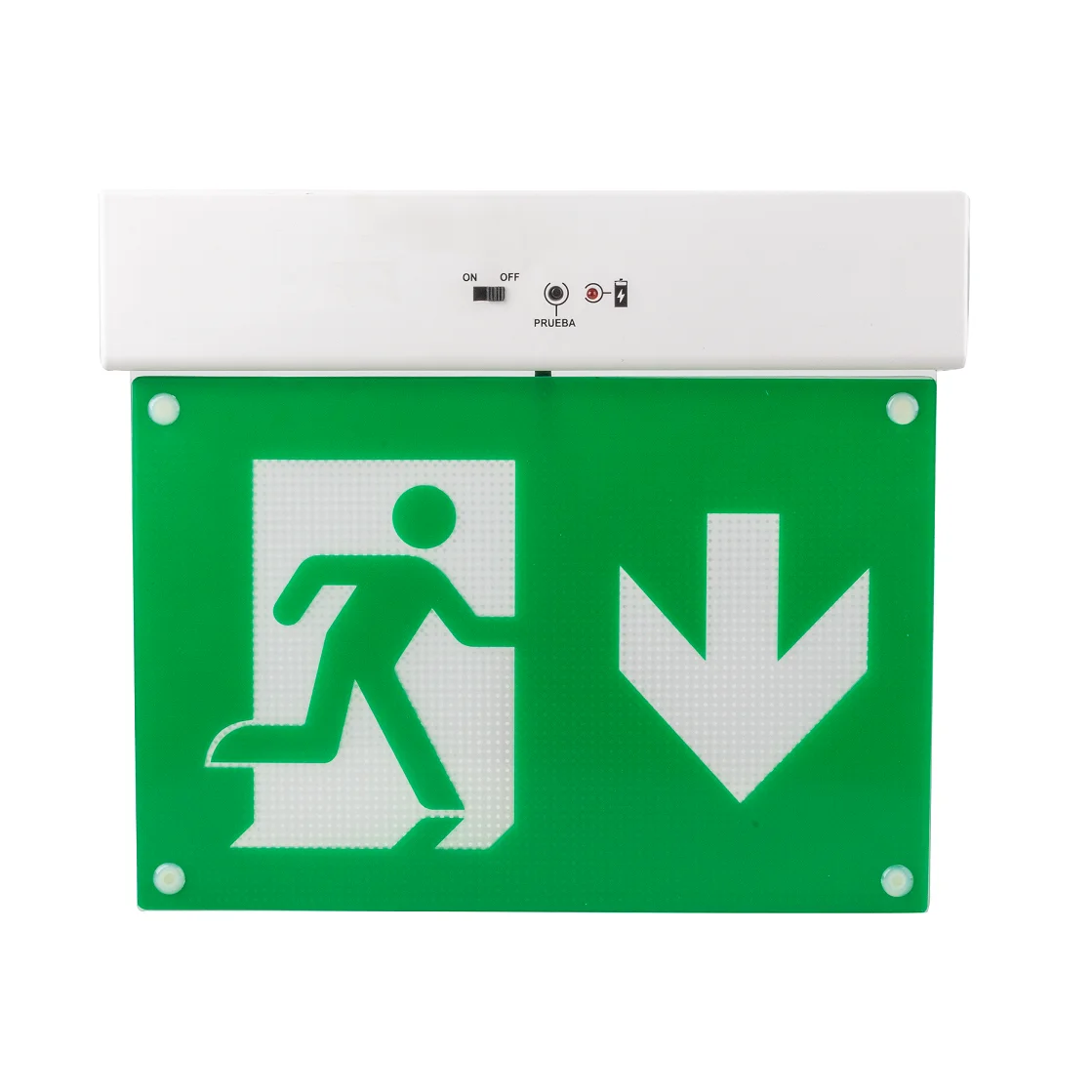 CE Certified Emergency Exit Light Acrylic Single/ Double Face with PVC Films Running Man Exit Sign  CR-7017