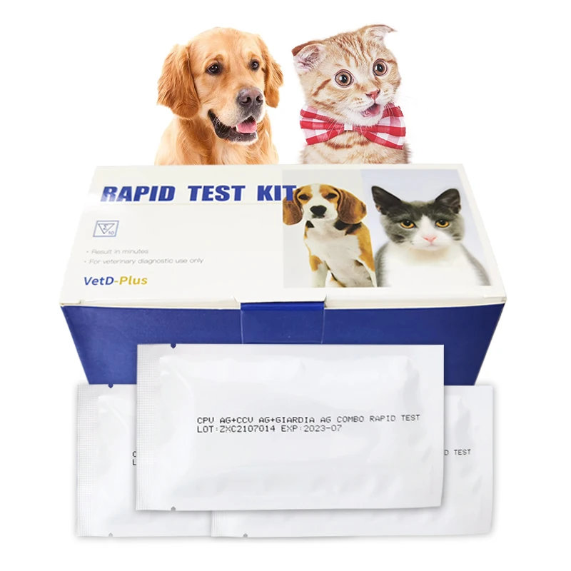 GooDoctor one step ccv ag and cpv ag comnine vet animal diagnostic ag rapid test kits for dogs