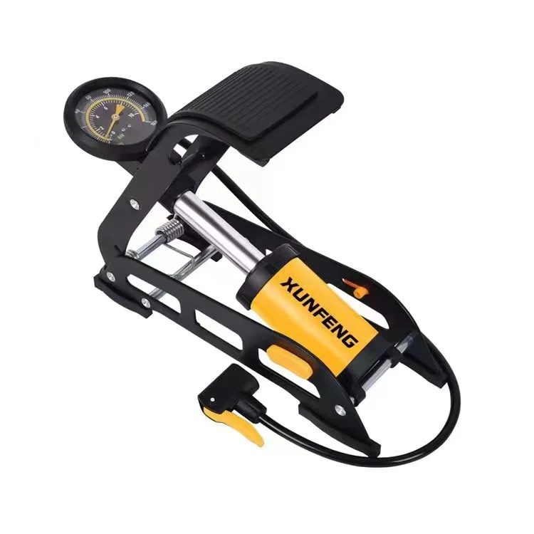 Ножная педаль двойной насос высокого давления удобный автомобиль мотоцикл велосипед бытовой Педальный воздушный