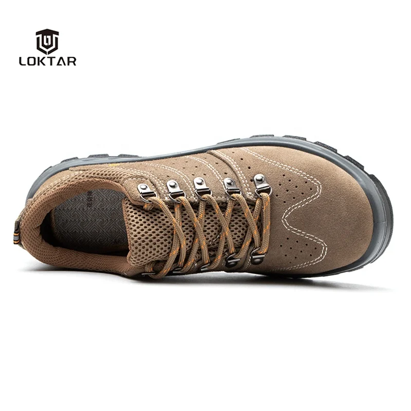 Comfortable Breathable Safety Shoes Worker Security Steel Toe Cap Shoes for Men