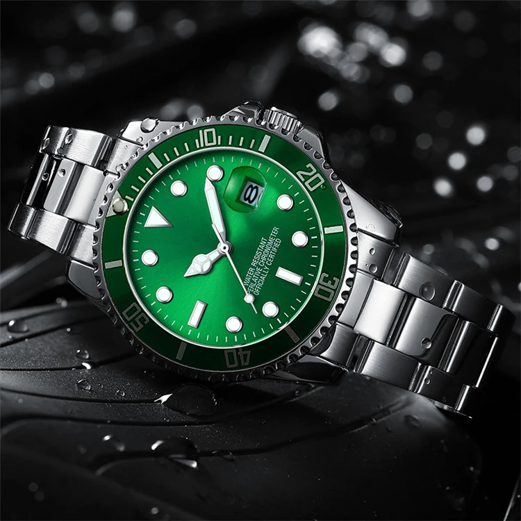 OEM Top Quality Sport Watches for Men Waterproof Classic Stainless Steel Luxury Man Wrist Business Date Quartz Watches