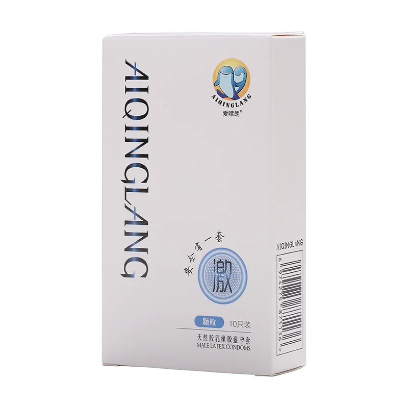 
10Pcs Condoms Penis Sleeves Spikes Feeling Moist Large Dots G-spot Stimulation Condom For Men 