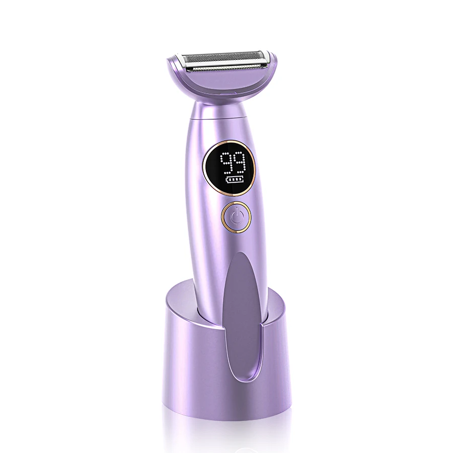 Trimmer Electric Razor Painless Lady Foil Shaver Wet Dry Cordless Waterproof Body Facial Hair Remover