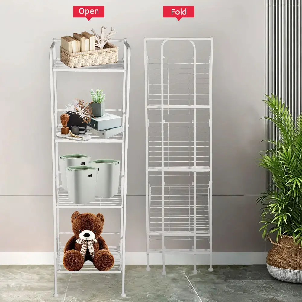 Multifunctional Home Use Metal Rack Storage Shelf Racks Shelving Heavy Duty Units Foldable Storage Rack