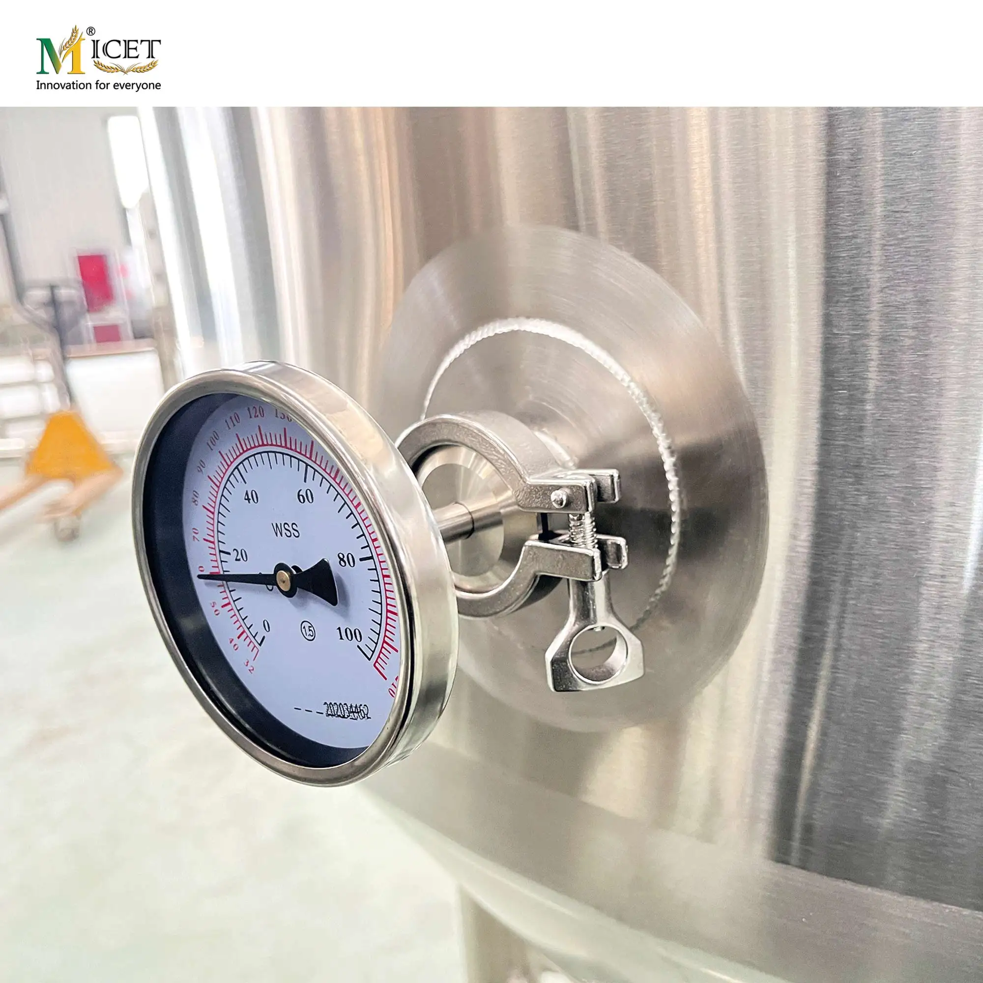 MICET 1500l stainless steel conical fermenters craft beer fermentation tank temperature control double jacketed unitank for sale
