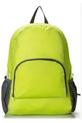 Promotional Cheap Outdoor Travel light Folding Back Pack Polyester Foldable Backpack In Stock