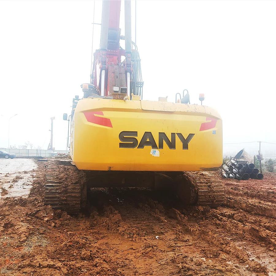  Б/у 80% новая гусеничная роторная буровая установка Sany Sr285r в отличном рабочем состоянии по разумной