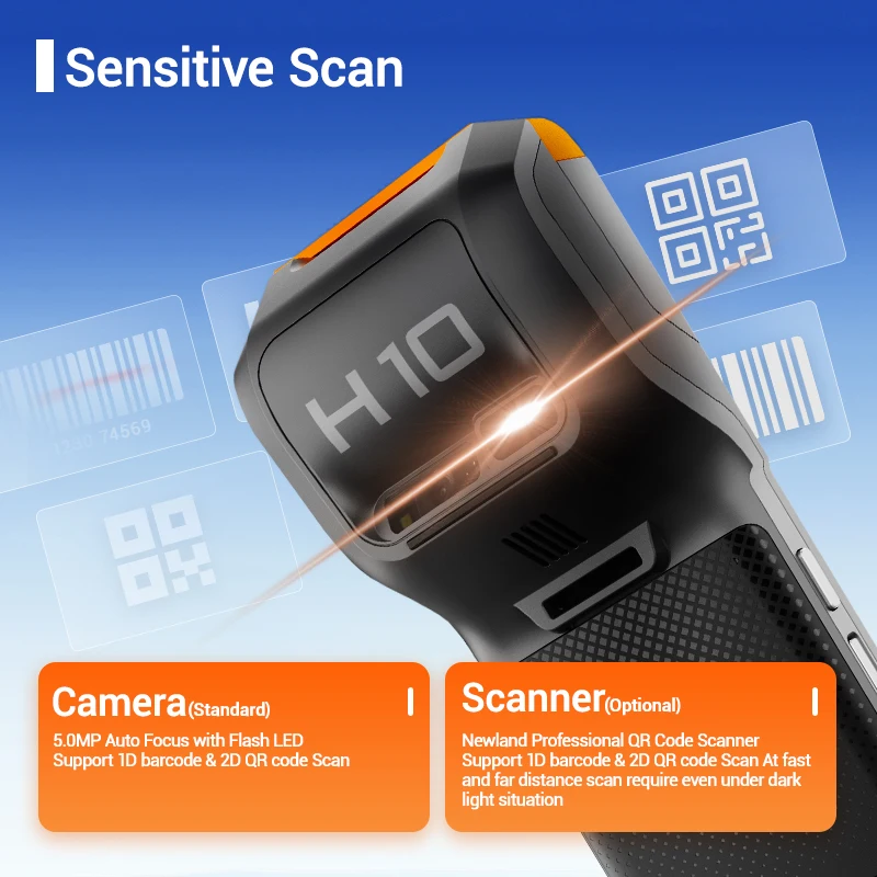 New Trends H10P Portable 4G WIFI GMS CE Touch Screen Android Mobile Cash Register Pos Machine Terminal with 58mm Thermal Printer