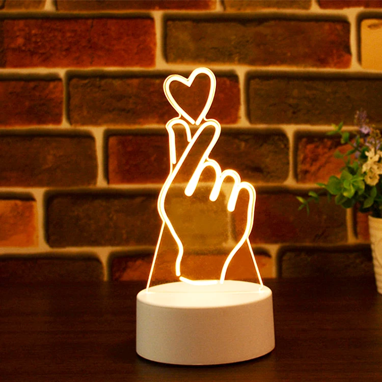 Wholesale 3d Effect Desk Lamp Kids Night Light Led Table With Switch Button