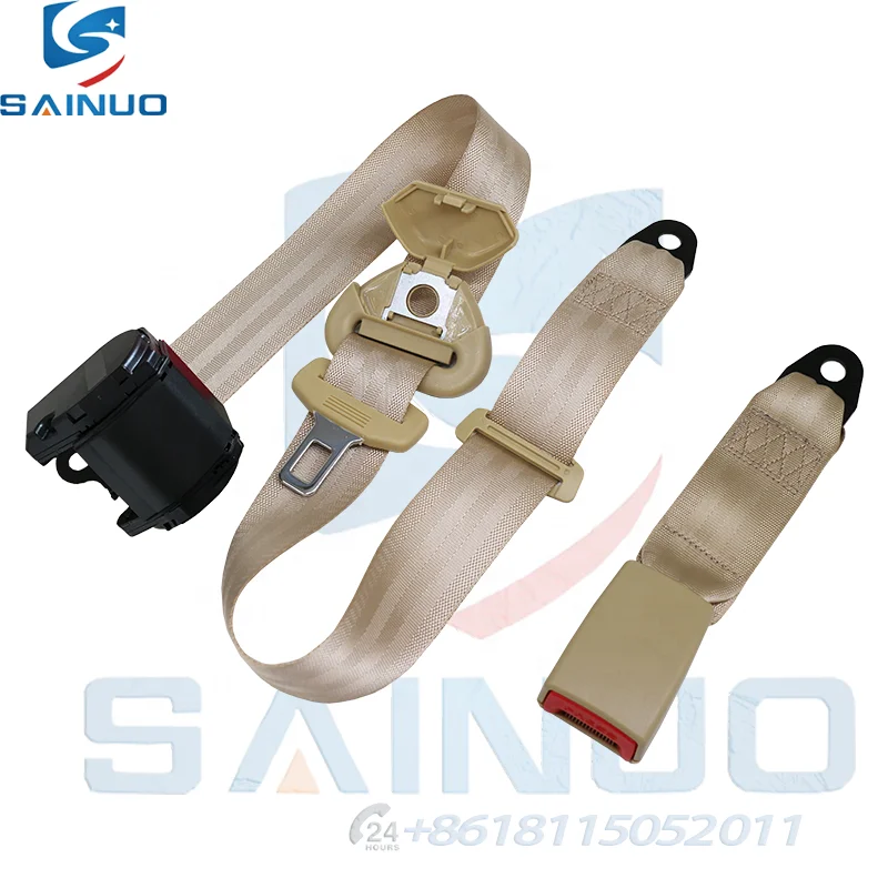 K3 Retractable 3 Point 2 Inch webbing Strap Car Seat Belt