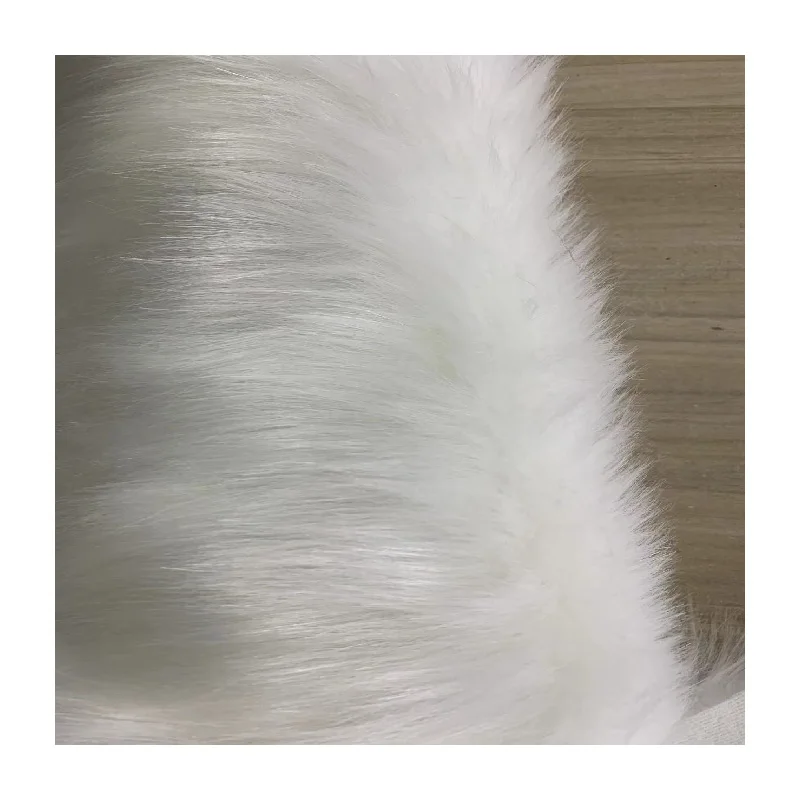 long hair faux fur throw artificial fabric