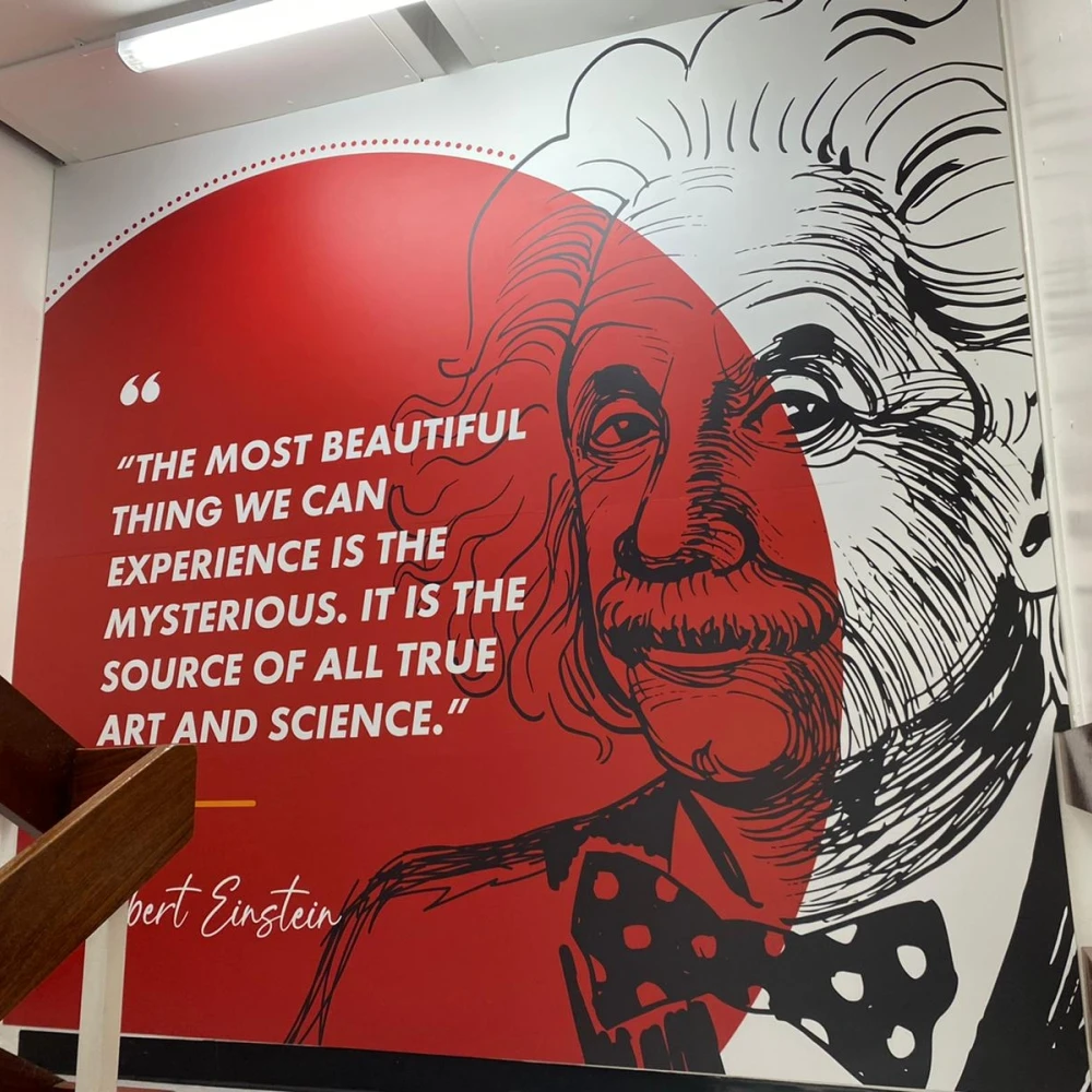 Custom Large Format Wall Graphics Art Stickers Decals Display with Digital UV Printed For Business Advertising Shop Decoration