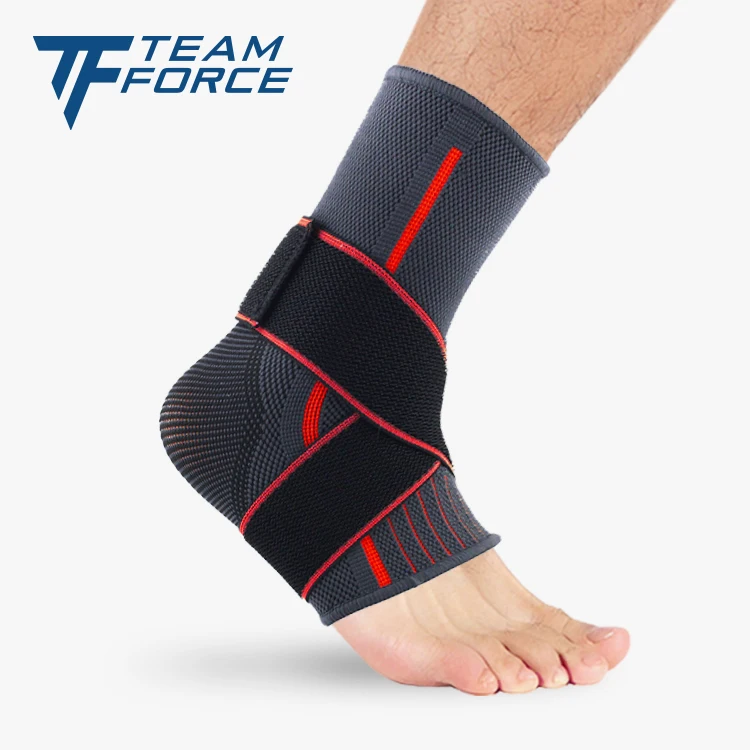 Elastic Nylon Adjustable Sports Ankle Support For Fitness, Injury Recovery, Joint Pain