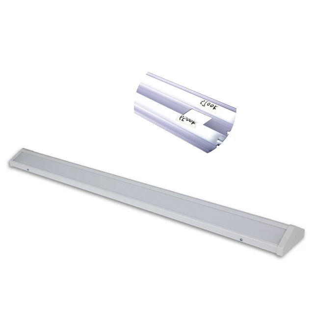 Factory Supply 20w 40w 50W 60w 80w Double Tube both sides Emitting Led Pendant lamp cloakroom pull switch dimmable linear lights