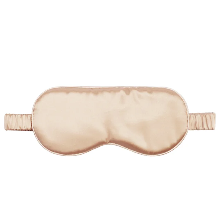 100%Silk-Like Custom Logo Satin Silk Sleeping Eye Mask